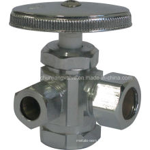 Brass Dual Outlet Angle Stop Valve (J35)